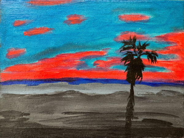 Lonely Palm Tree